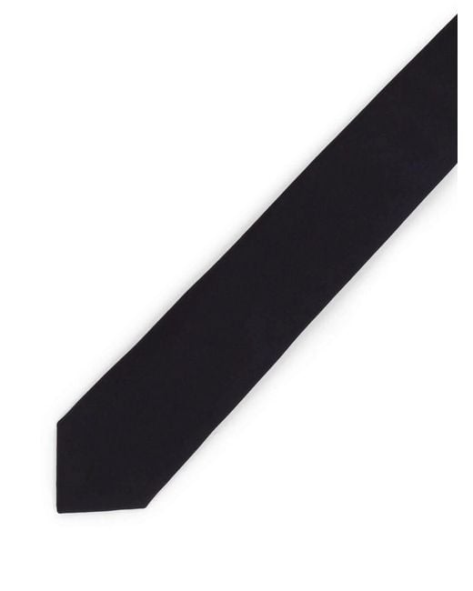 Dolce & Gabbana White Logo Patch Tie for men