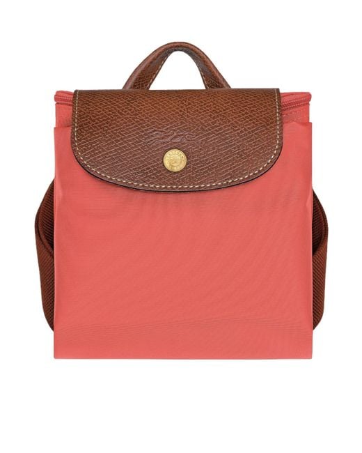 Longchamp Red Le Pliage Original M Backpack for men