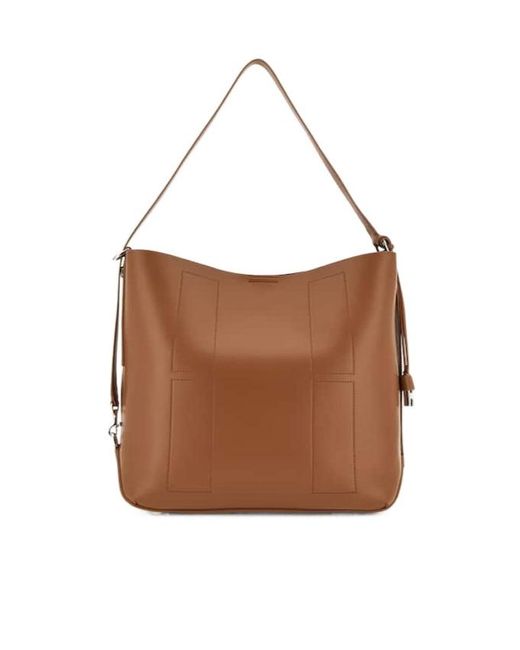 Hogan Brown Medium Hocket Hobo Bag