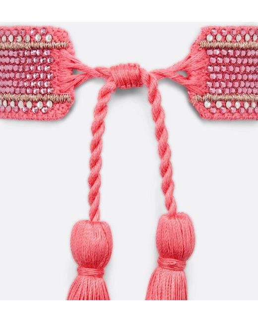 Dior Pink Iviera Christian Bracelet