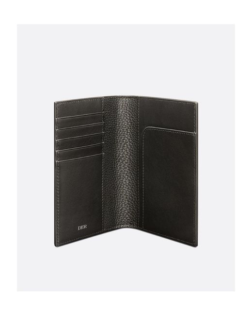 Dior Black Passport Cover for men