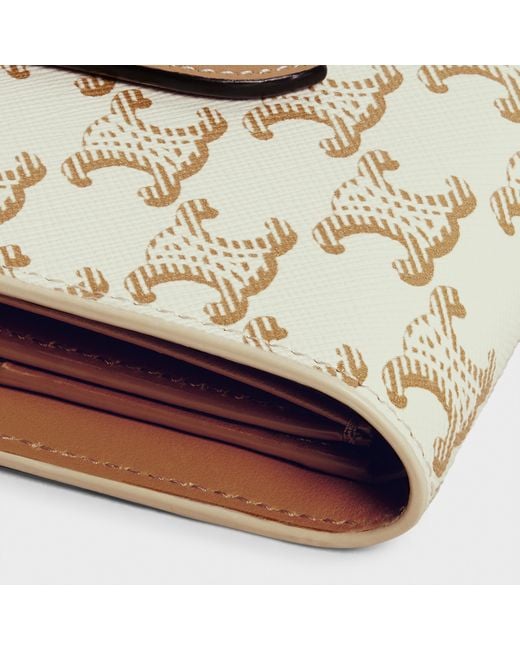 Céline Natural Small Strap Wallet