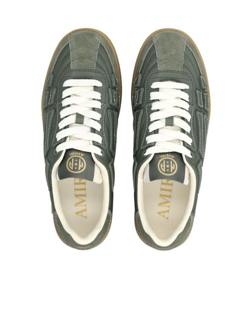 Amiri Multicolor Pacific Bones Leather Sneakers for men