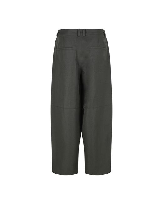 Max Mara Gray Belt Loops Slacks
