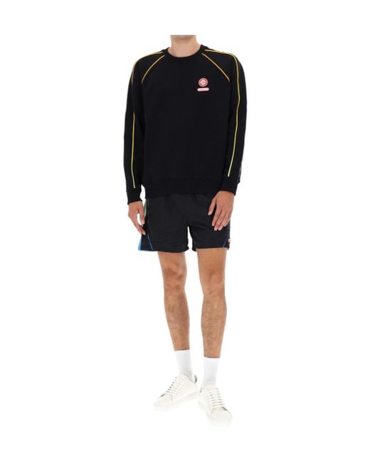 Casablanca Black Relaxed Fit Sweatshirt for men