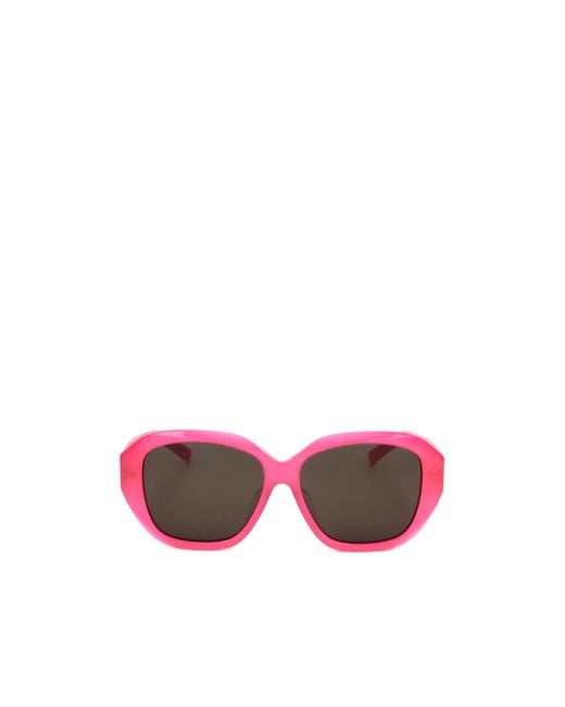 Givenchy Pink Square Full-Rim Sunglasses