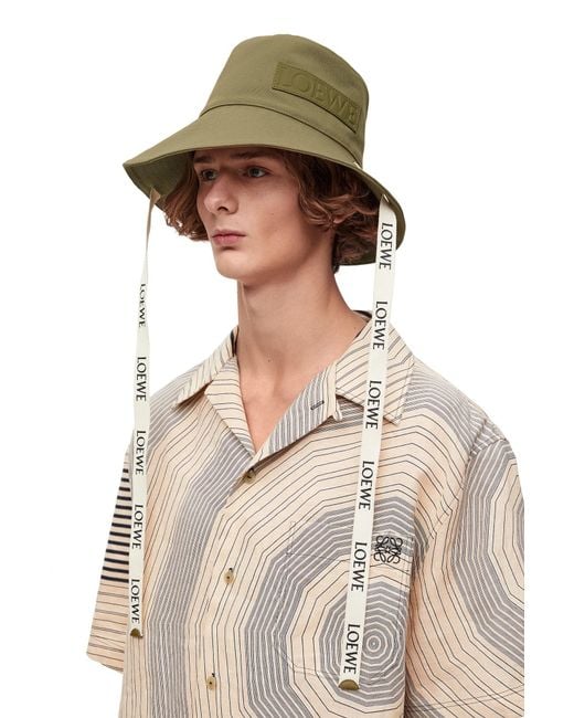 Loewe Green Fisherman Hat for men