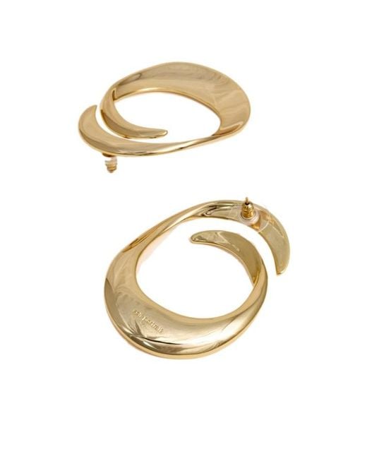 Self-Portrait Metallic Swirl Earrings
