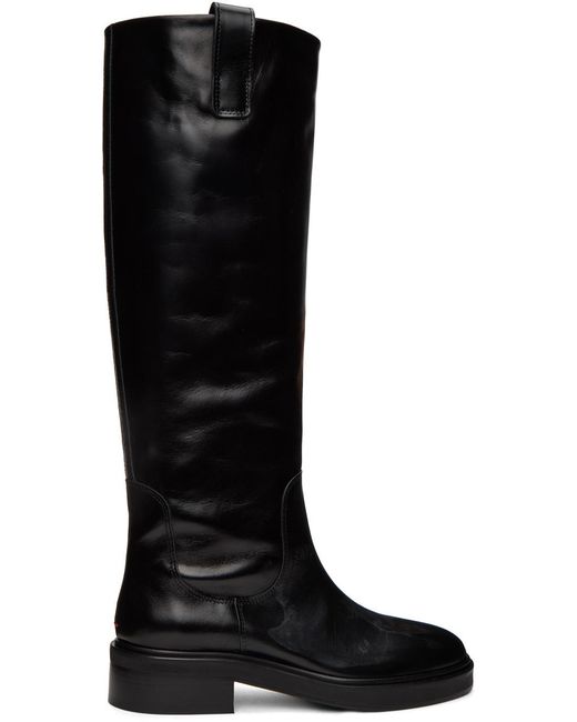 Aeyde Black Henry Knee-High Boots