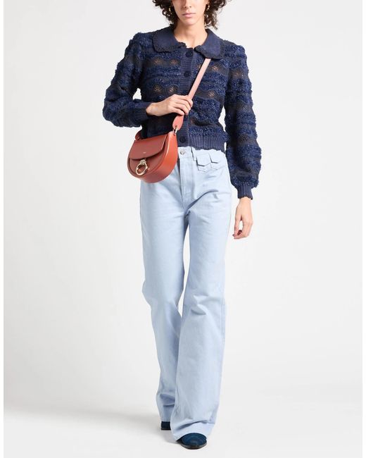 Farm Rio Blue Lightweight Knit Cardigan