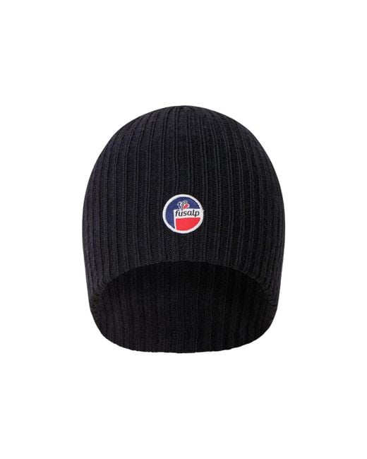 Fusalp Black Cashmere-Blend Beanie for men