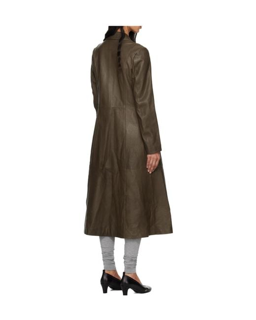Paloma Wool Green Nolan Long-Sleeved Coat