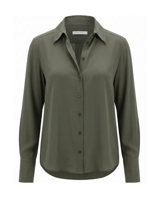 Patrizia Pepe Green Long-Sleeved Shirt