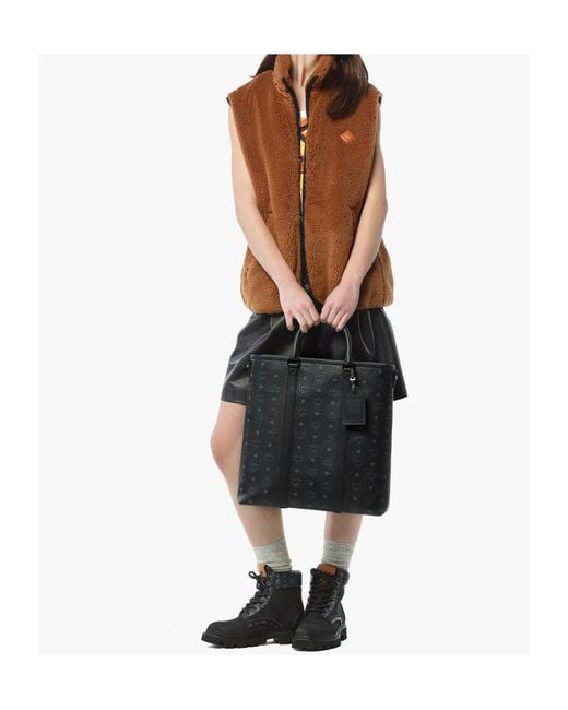 MCM Black Aren N/S Tote for men
