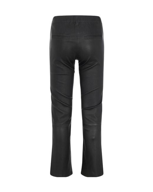 Arma Black Button Zipper Casual Pants