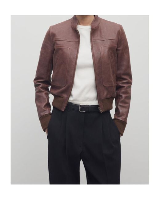 The Row Brown Bader Jacket