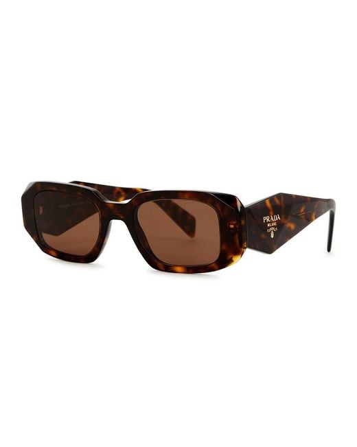 Prada Brown Casual Sunglasses
