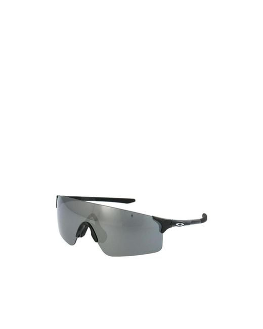 Oakley Gray Evzero Blades Shield Sunglasses for men