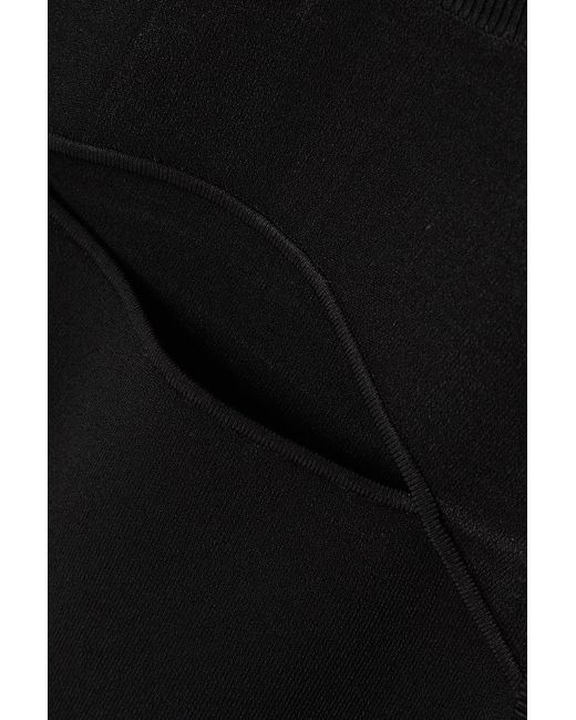 Victoria Beckham Black Vb Body Cut Knitted Dress