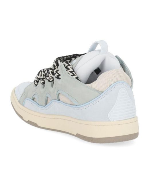 Lanvin White Curb Low-Top Sneakers for men