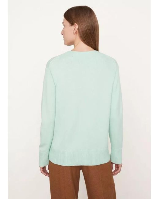 Vince Green V-Neck Knitted Jumper