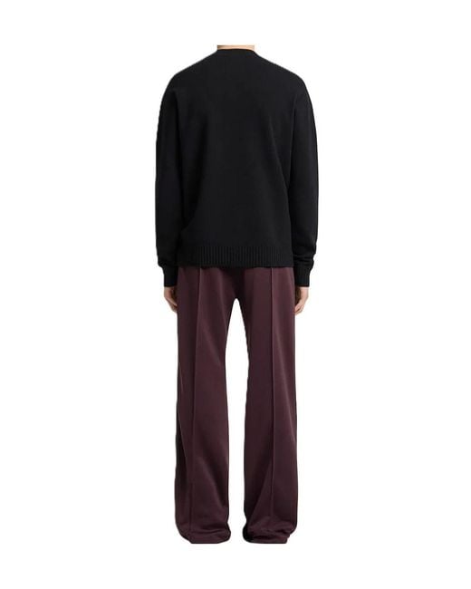 Courreges Purple Logo Casual Pants for men