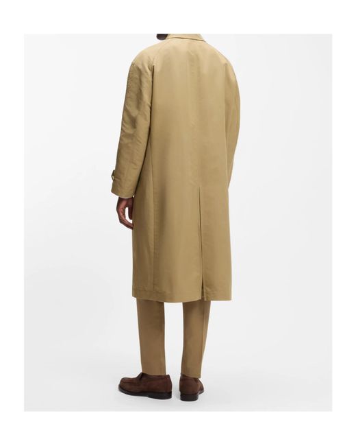 Boss Natural Water-Repwllent Buttoned Coat for men