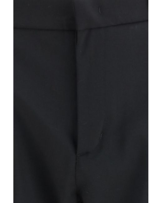 Herno Black Casual Trousers With Belt Loops for men