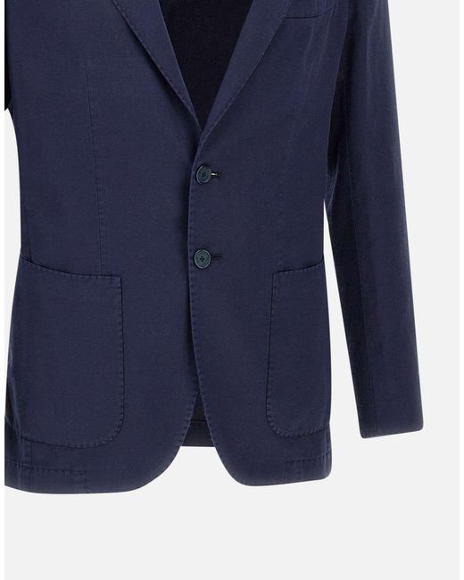 Biagio Santaniello Blue Santaniello Biagio Jackets for men