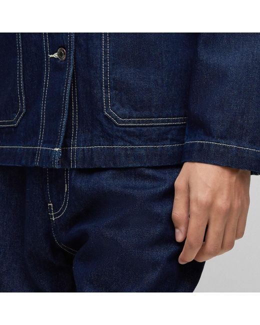Boss Blue Dark Denim Jacket for men