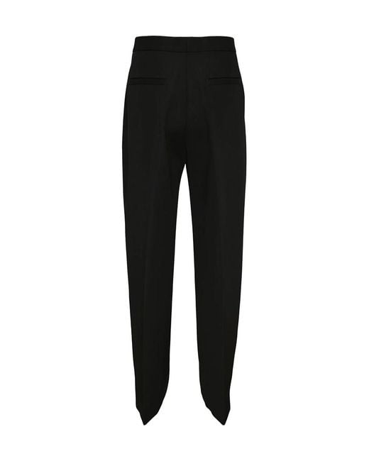 Jil Sander Black Straight-Leg Casual Trousers
