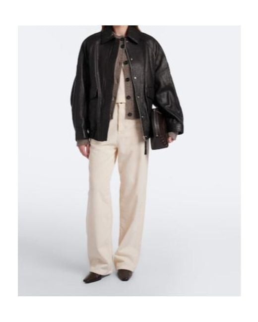 Rohe White Bruun Cotton Corduroy Straight Pants