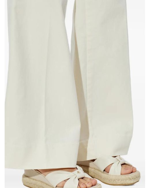 Jimmy Choo White Aella Wedge Espadrille Sandals