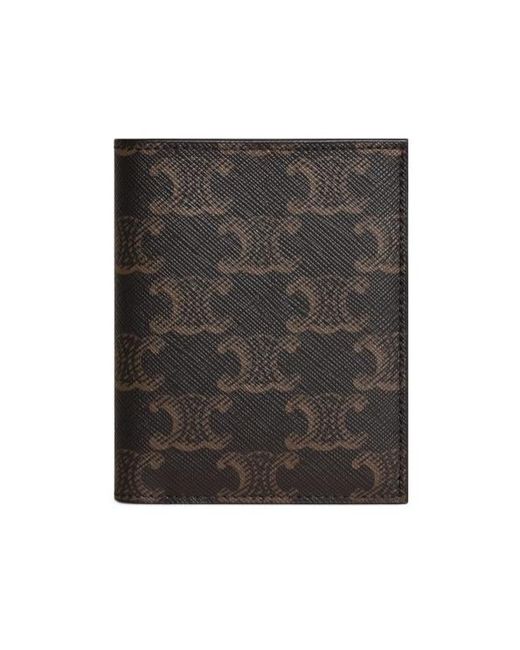 Céline Black Compact Wallet for men