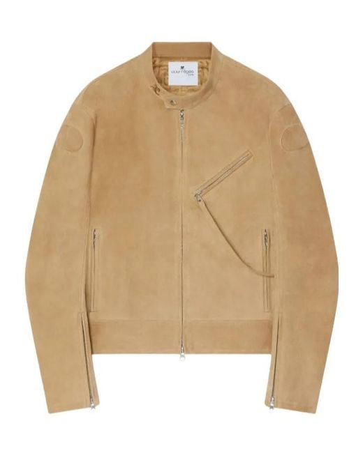 Courreges Natural Leather Jacket for men