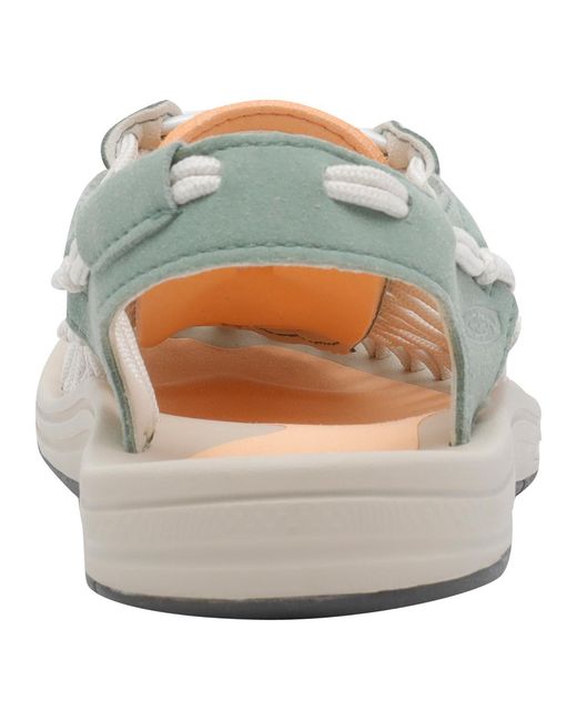 Keen White Uneek Woven Sandals