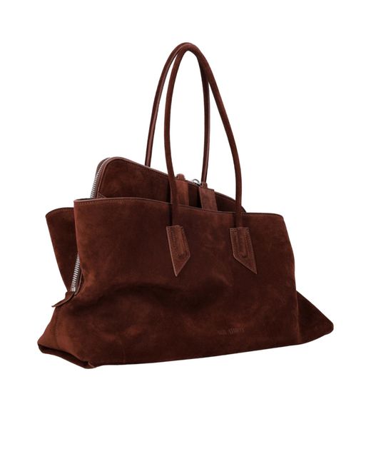 The Attico Green The La Passeggiata Medium Tote Bag