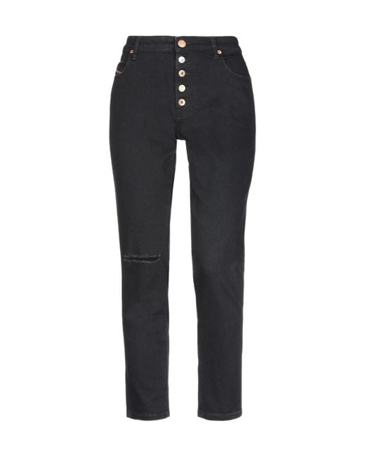 DIESEL Black Denim Long Pants