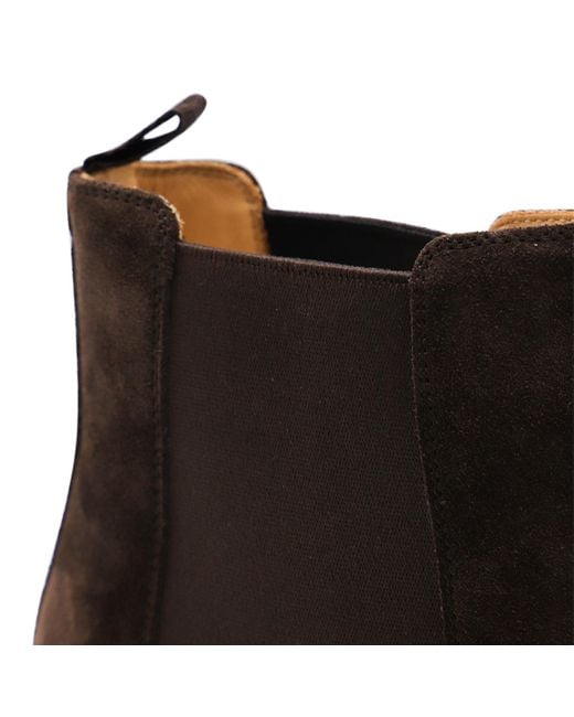 Brunello Cucinelli Brown Suede Chelsea Boots for men