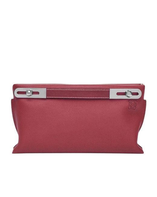 Loewe Red Rouge Missy Trumpeter Handbag