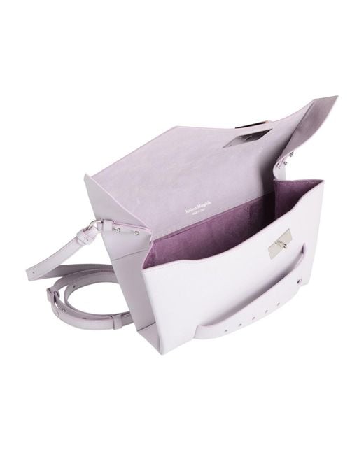 Maison Margiela White Large Simple Leather Clutch