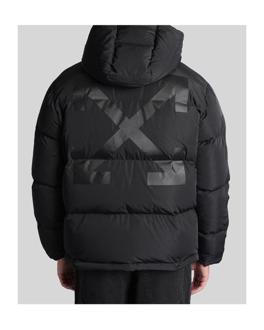 Off-White c/o Virgil Abloh Black Zip-Up High Neck Jacket for men