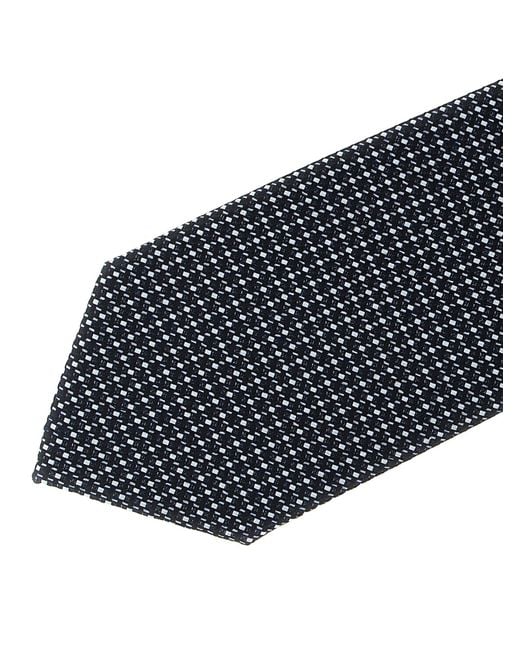 Brioni Black Pointed-Tip Tie for men