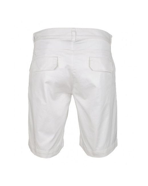 EA7 Gray Belt-Loop Shorts for men
