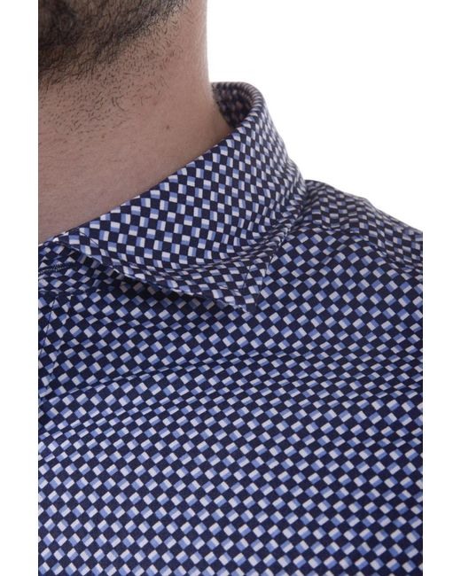 Armani Jeans Blue Slim Shirt for men