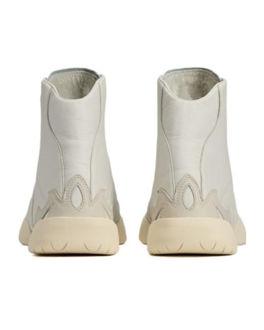 Y-3 Natural Regu 2002 Hi Lace-Up Sneakers for men