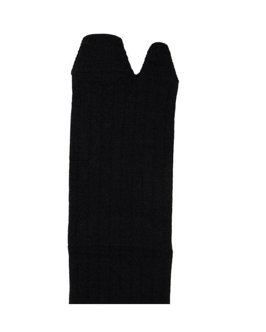Maison Margiela Black Tabi Toe Socks