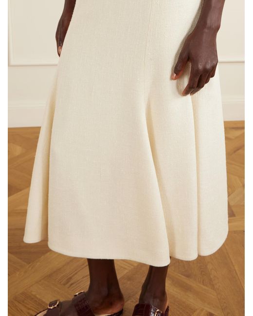 Gabriela Hearst White Fishtail Skirt