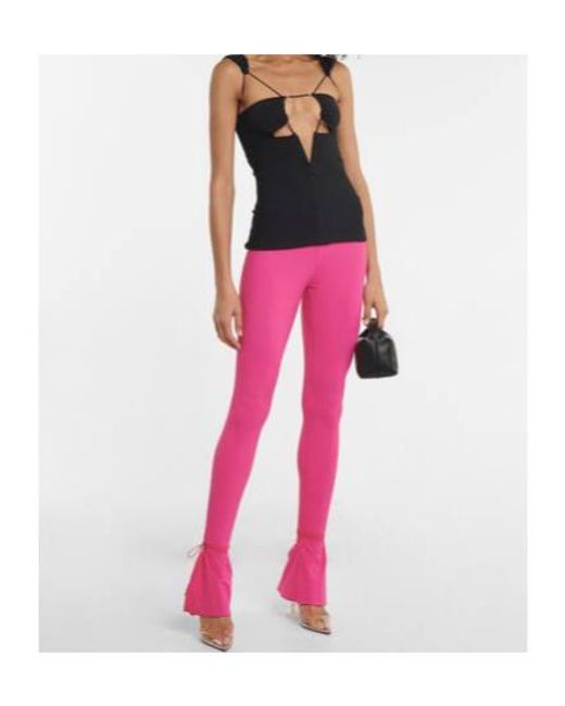 Nensi Dojaka Black Cutout Jersey Top