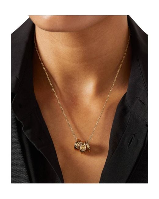 COACH Metallic Circle Necklace